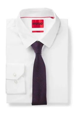 Gemusterte Krawatte aus Seiden-Jacquard