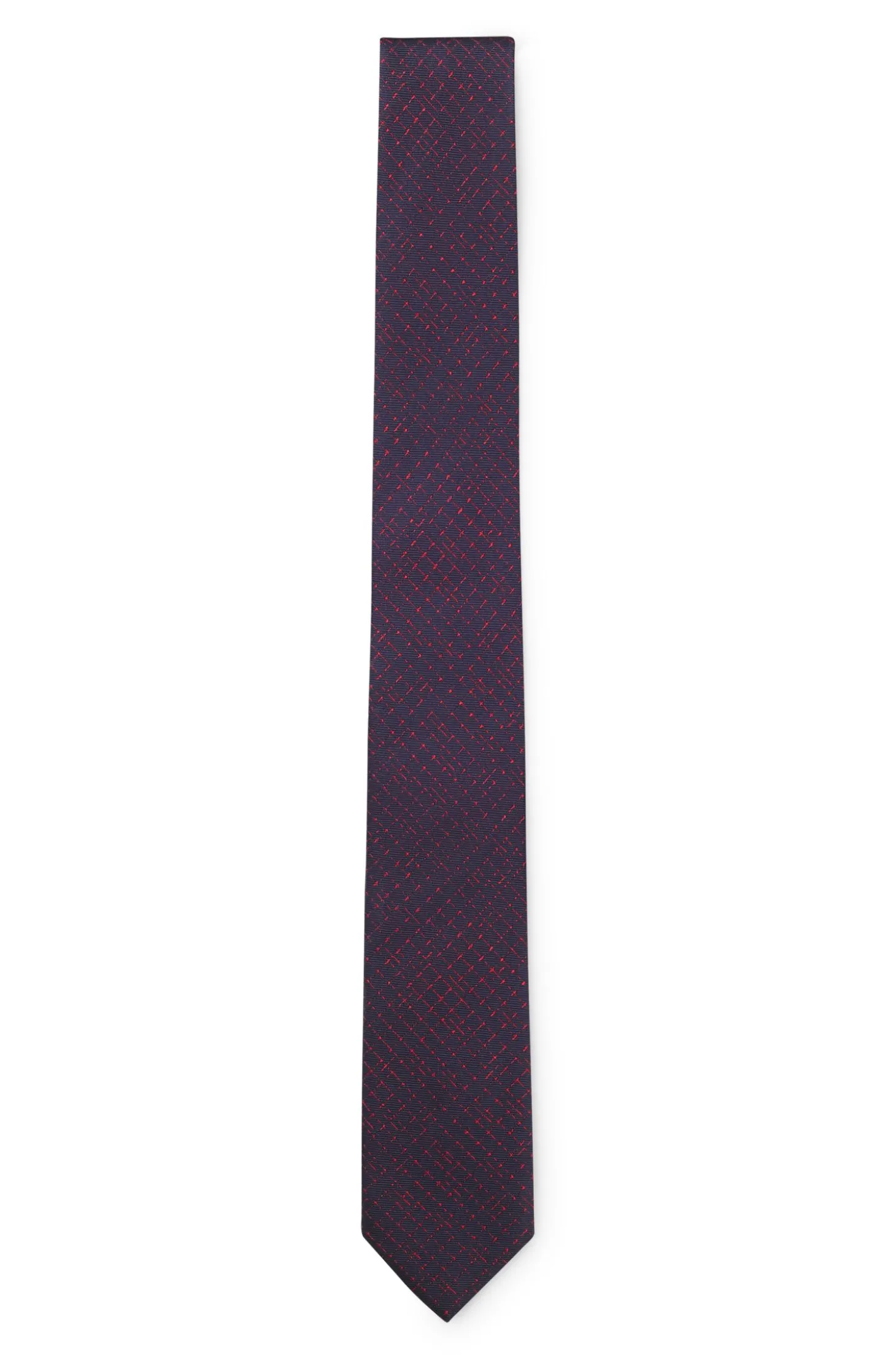 Gemusterte Krawatte aus Seiden-Jacquard
