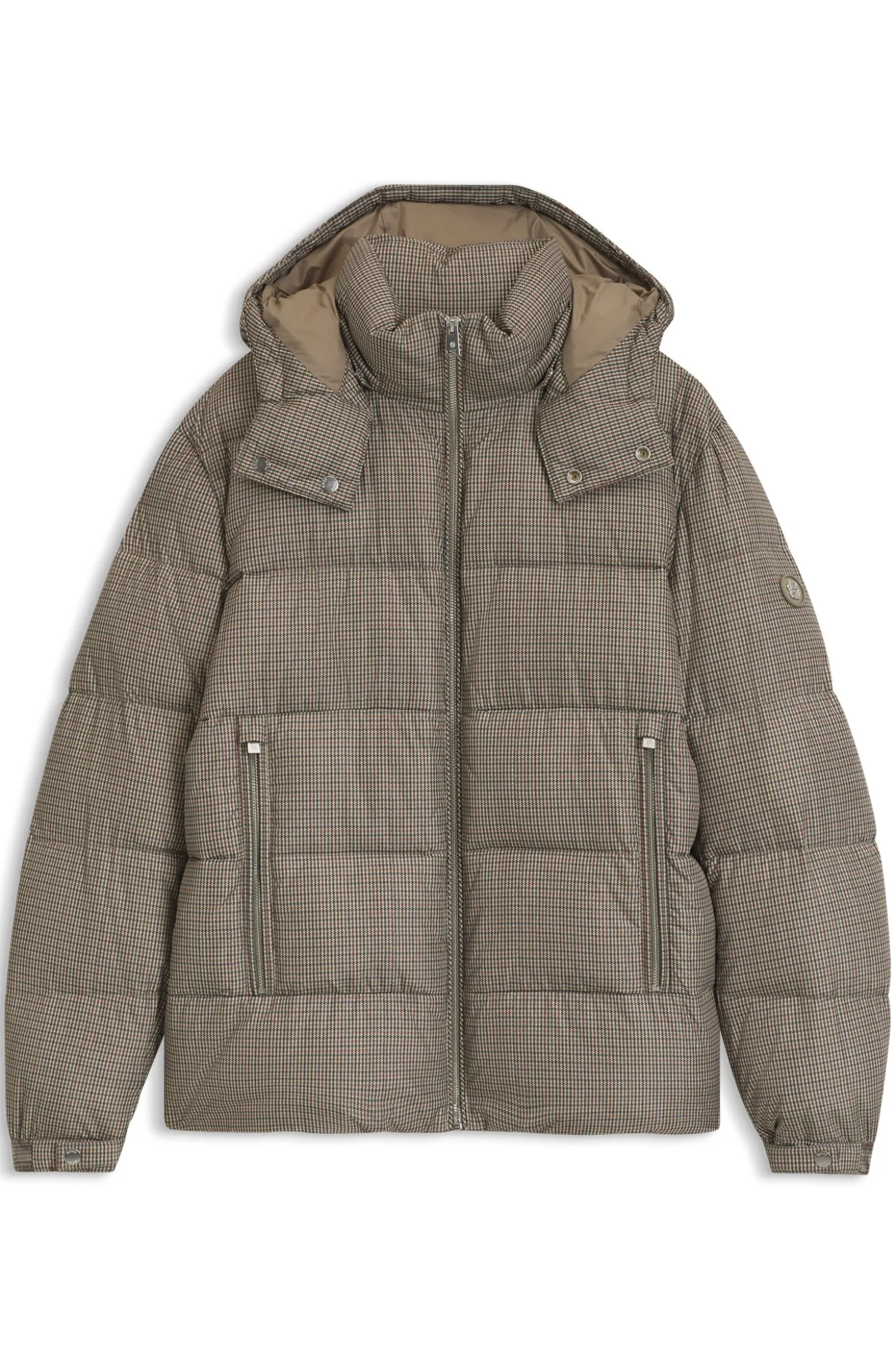 Gemusterte legere Jacke für modernes Layering