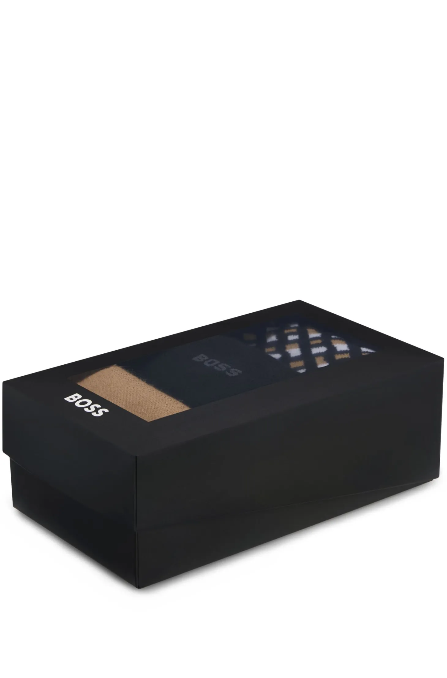 Geschenk-Set mit mittelhohen Socken im Dreierpack