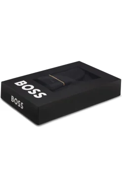 Geschenk-Set mit Mütze und Schal mit Streifen-Details