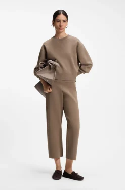 Gestrickte Hose mit Stretch