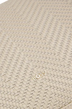 Gewebte Umhängetasche mit Double-B-Monogramm
