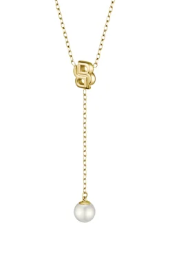 Goldfarbene Kette mit Double-B-Monogramm