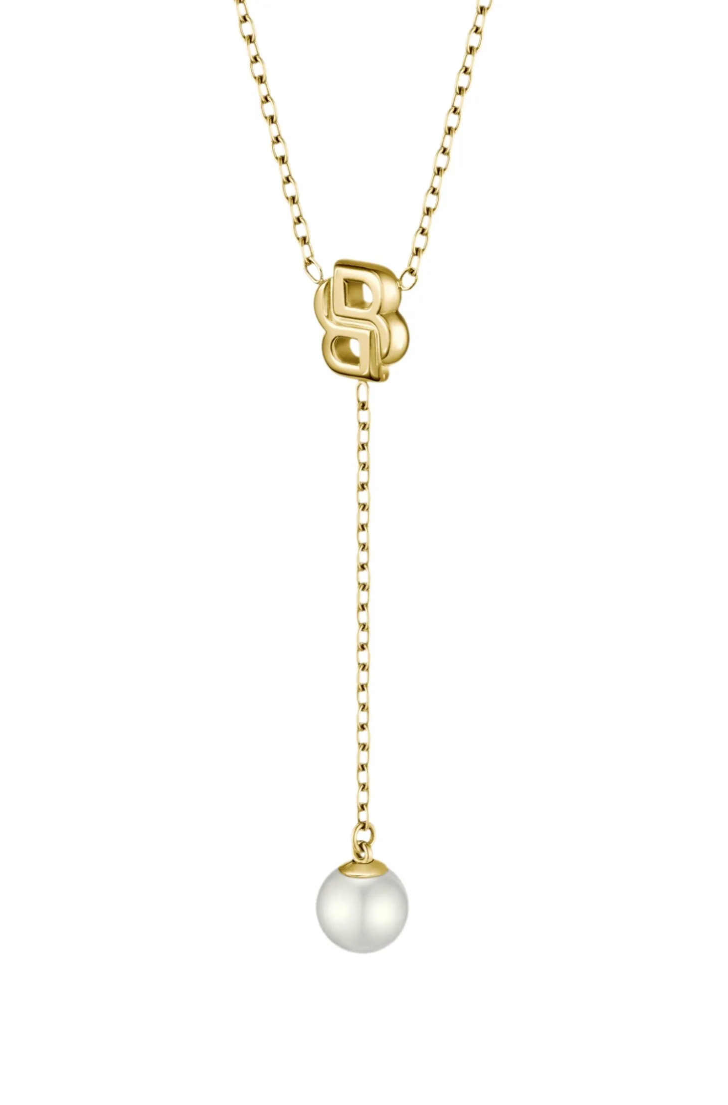 Goldfarbene Kette mit Double-B-Monogramm