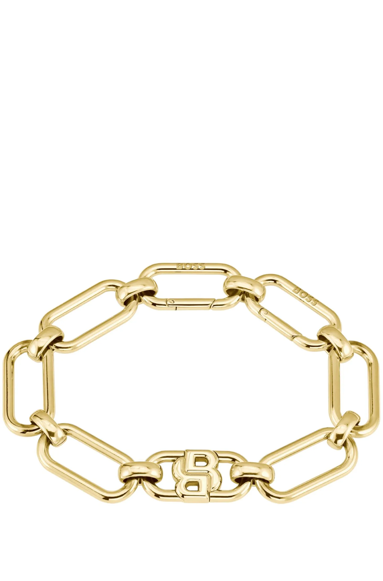 Goldfarbenes Armband mit Double-B-Monogramm