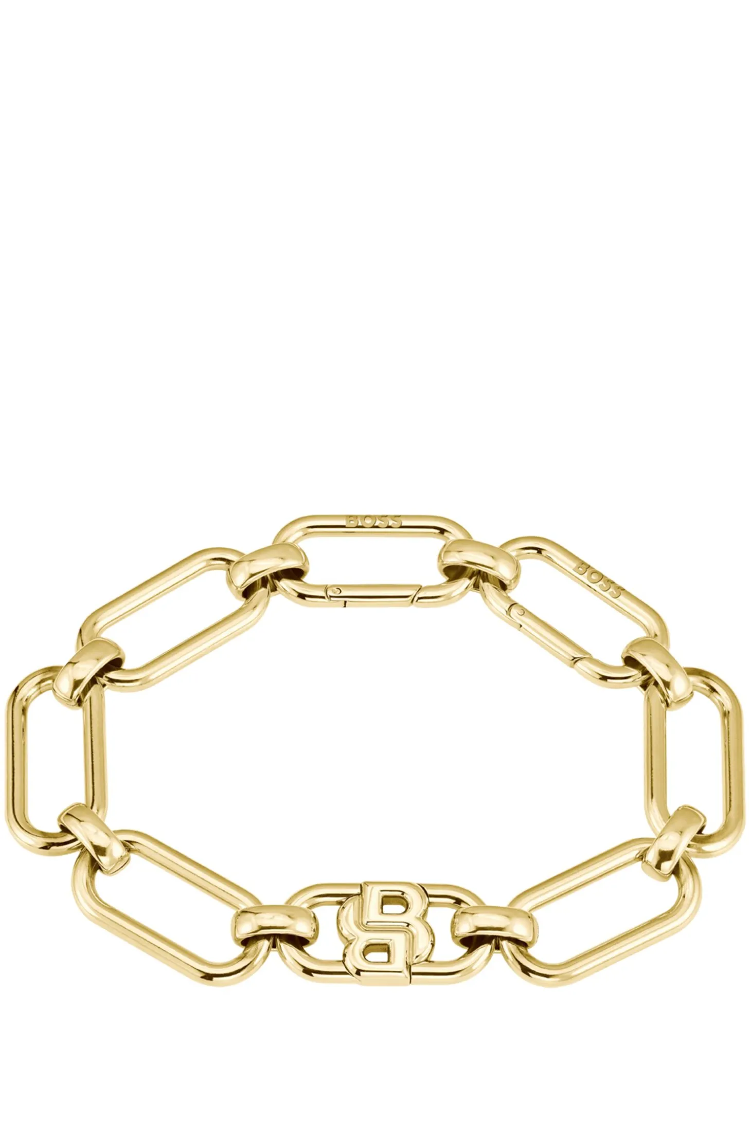 Goldfarbenes Armband mit Double-B-Monogramm