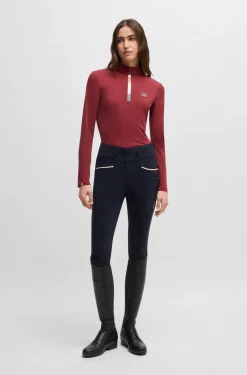 Griffige Slim-Fit Reithose