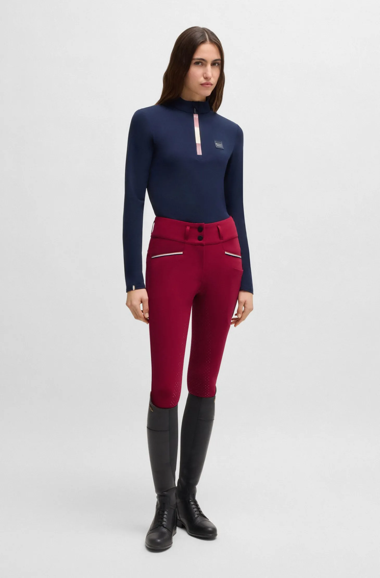 Griffige Slim-Fit Reithose