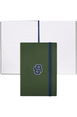 Grünes DIN-A5-Notizbuch mit Double-B-Monogramm