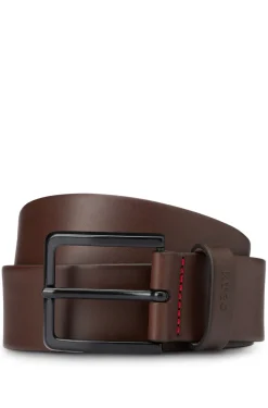 Gürtel aus italienischem Leder mit Logo-Prägung auf der Schlaufe