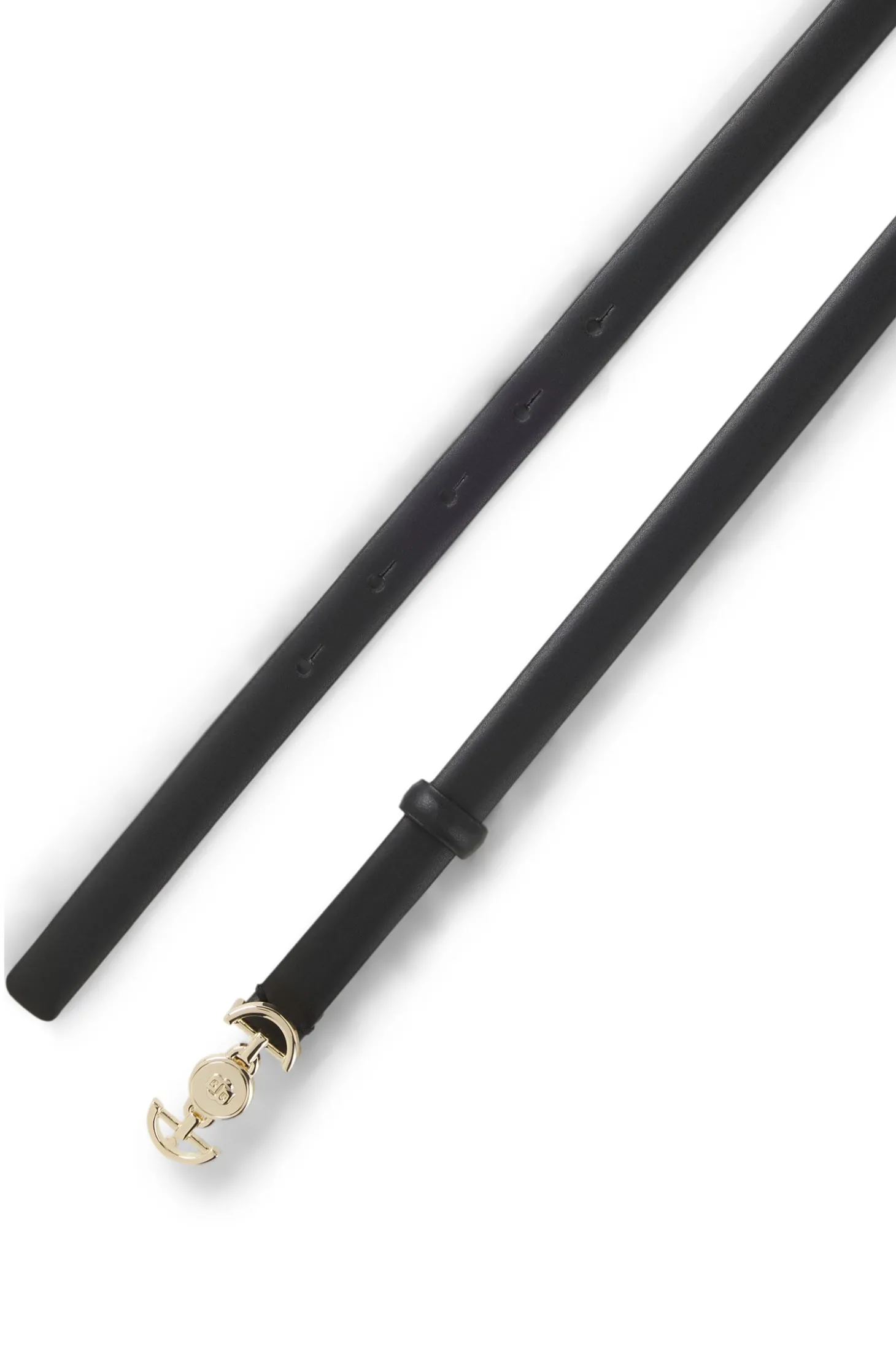 Gürtel aus italienischem Leder mit Double-B-Monogramm-Schließe