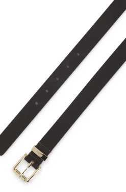 Gürtel aus italienischem Leder mit goldfarbener Schließe