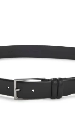 Gürtel aus pflanzlich gegerbtem Leder mit Metall-Details