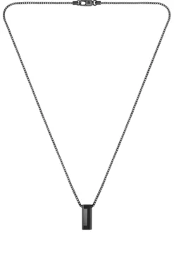 Halskette mit gebürstetem und poliertem Finish