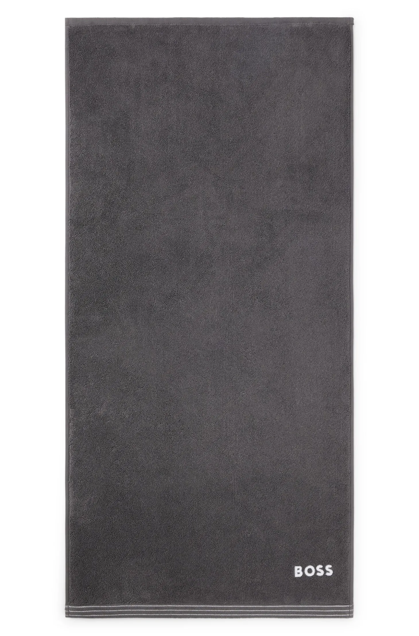 Handtuch aus Baumwolle mit Kontrast-Logo-Stickerei