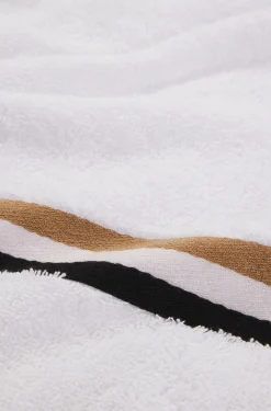 Handtuch aus Baumwolle mit Signature-Streifen
