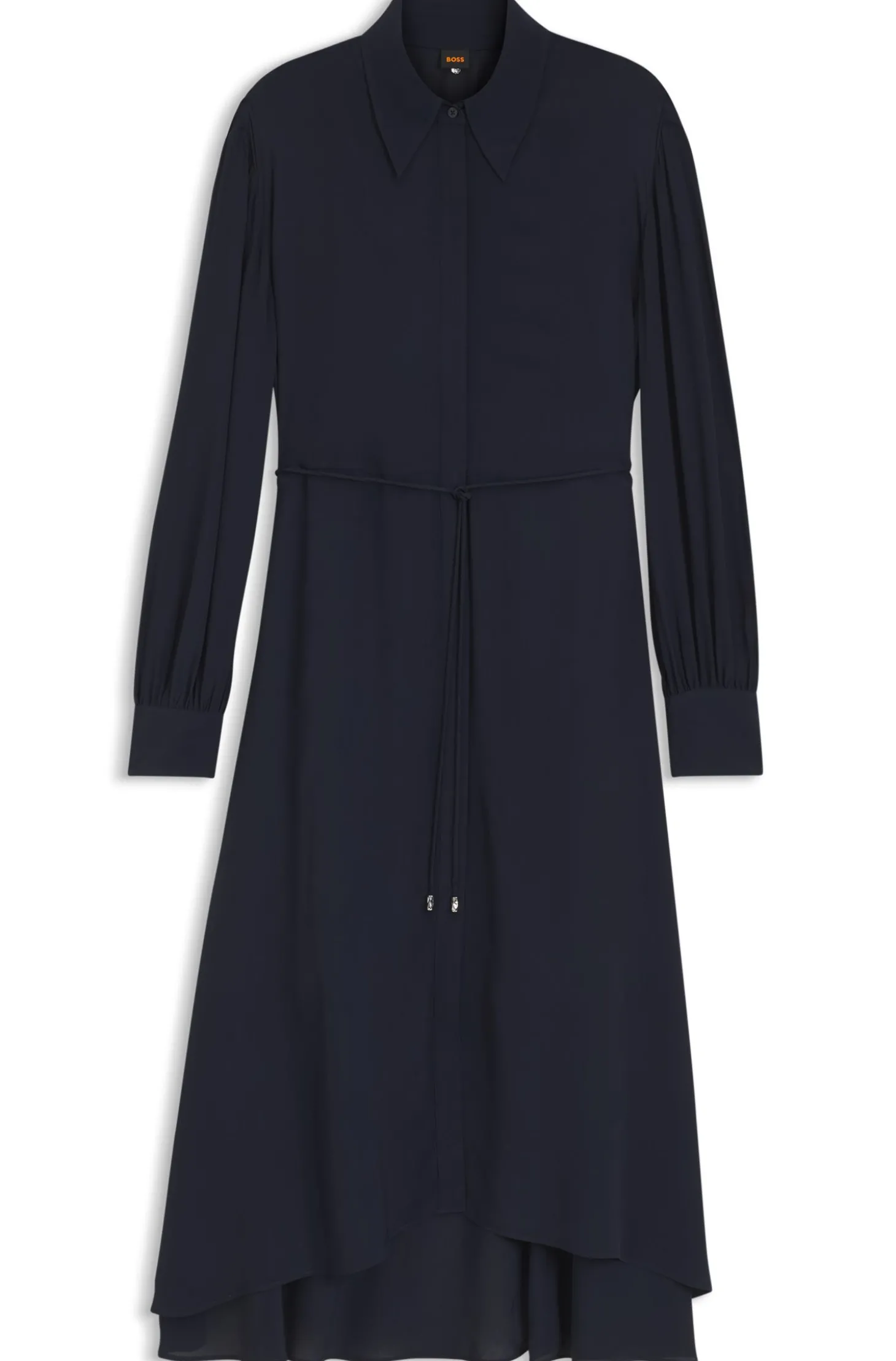 Hemdblusenkleid aus Crêpe de Chine