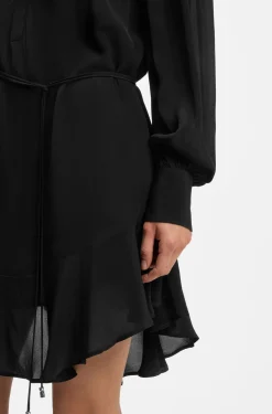 Hemdblusenkleid aus Crêpe de Chine