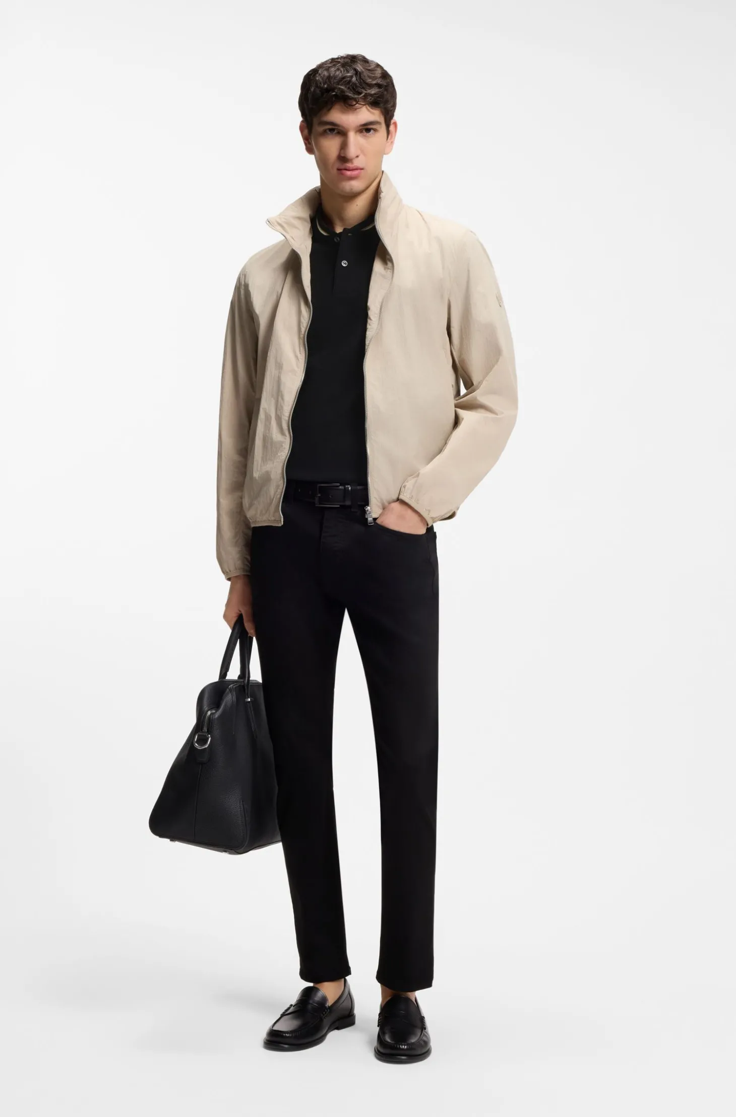 Henley-Poloshirt aus Baumwoll-Piqué