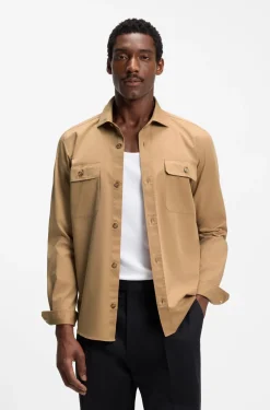 Heritage Casual-Fit Hemd aus kompakter Baumwoll-Popeline