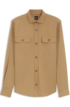 Heritage Casual-Fit Hemd aus kompakter Baumwoll-Popeline