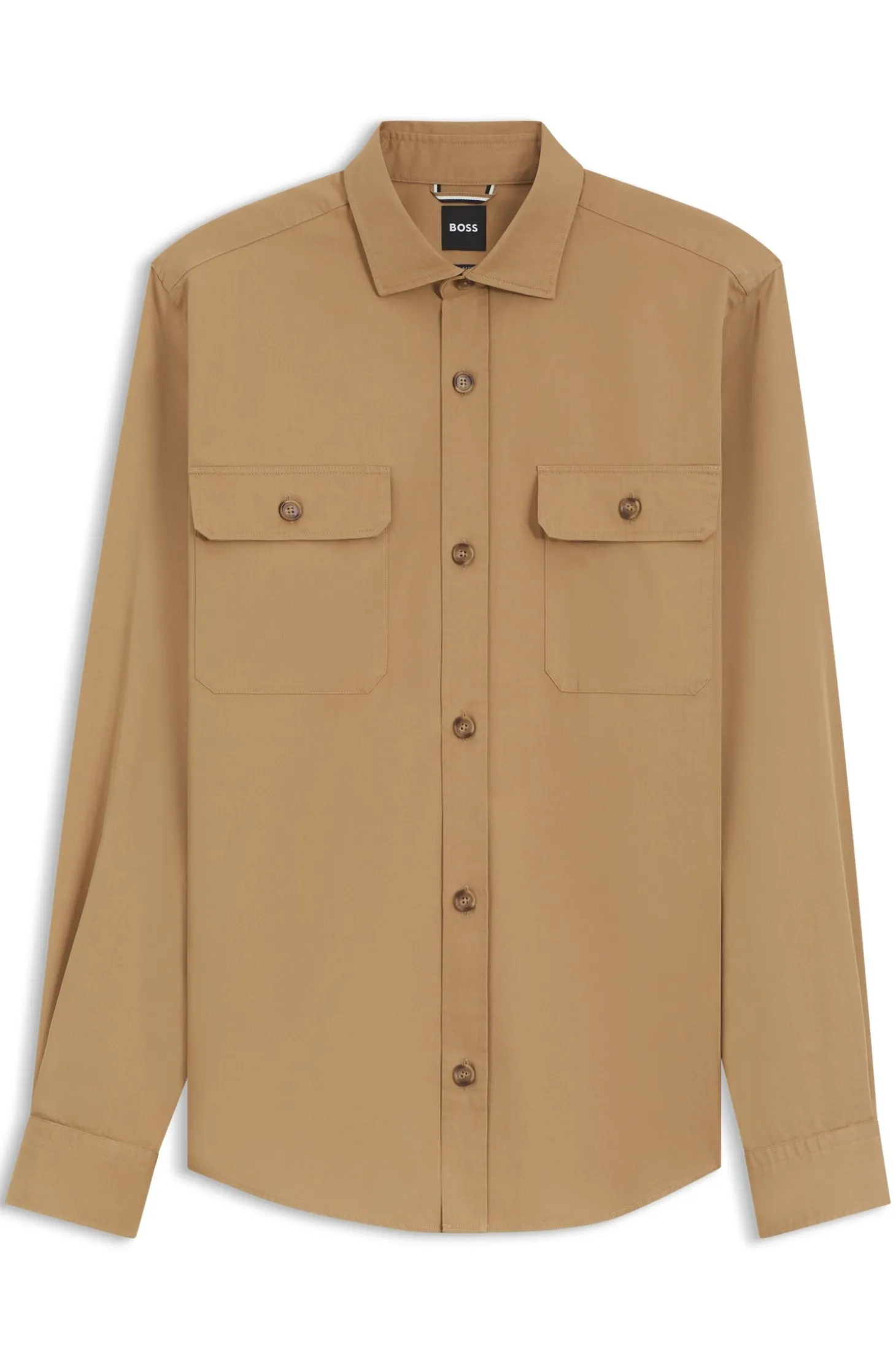 Heritage Casual-Fit Hemd aus kompakter Baumwoll-Popeline