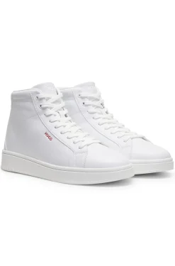 Hightop Sneakers aus Kunstleder