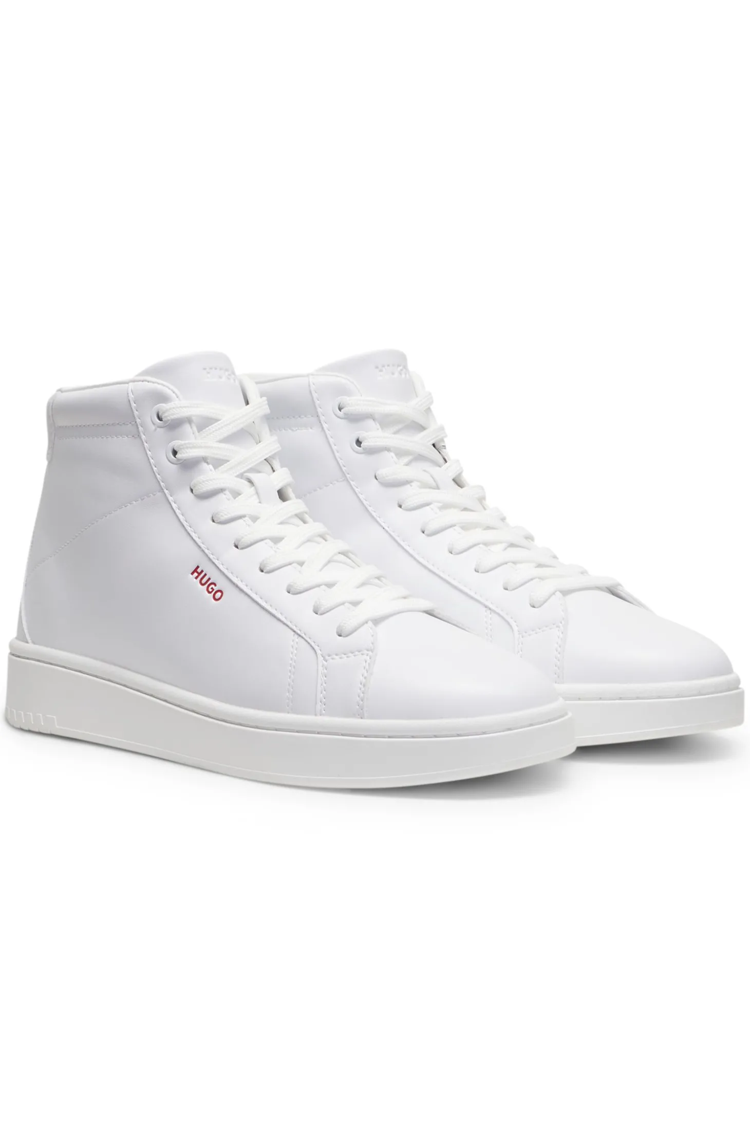 Hightop Sneakers aus Kunstleder
