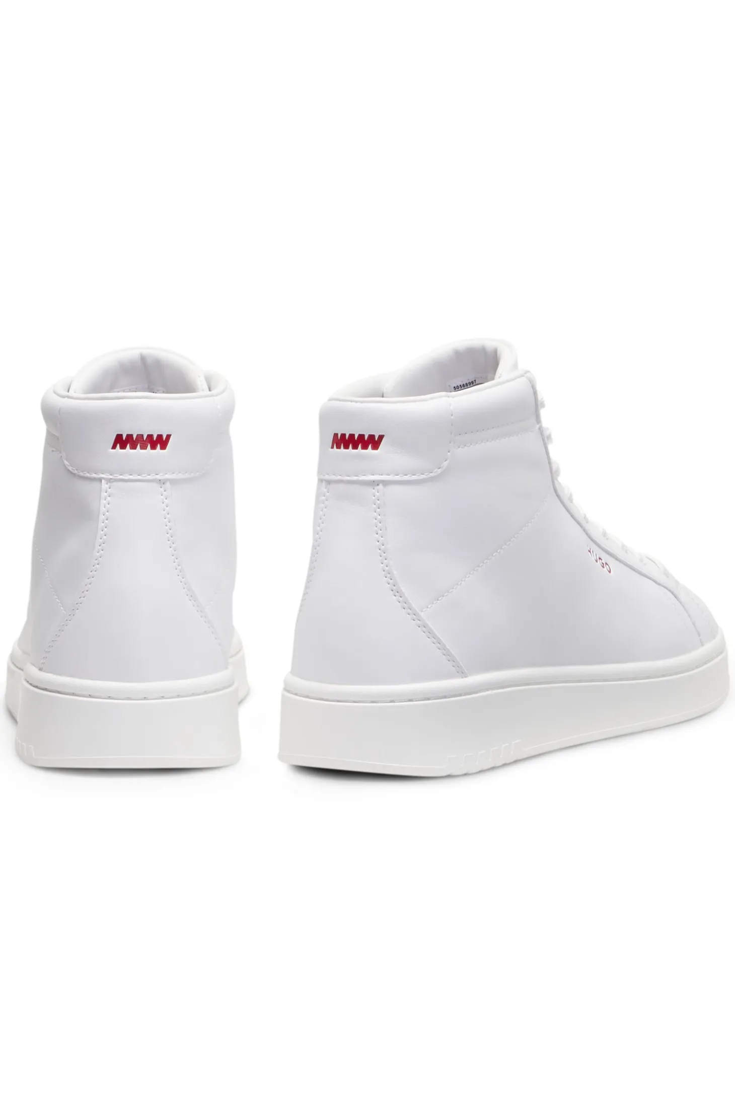 Hightop Sneakers aus Kunstleder