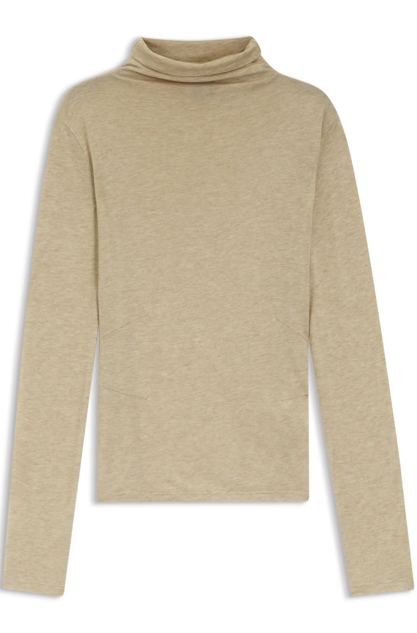 Hochgeschlossenes Top aus softem Jersey