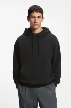 Hoodie aus Baumwolle mit Spaced-Out-Logo und Grafik auf dem Rücken