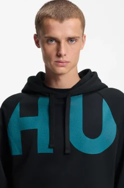 Hoodie aus Baumwoll-Terry mit Logo-Print