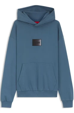 Hoodie aus Baumwoll-Terry mit Gradient-Logo