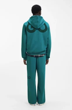 Hoodie aus Baumwoll-Terry mit Logo-Print