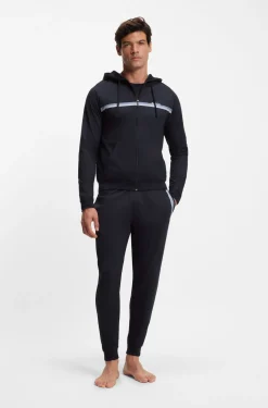 Hoodie aus Baumwoll-Terry mit Reißverschluss