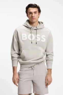 Hoodie aus Baumwoll-Terry mit oversized Logo