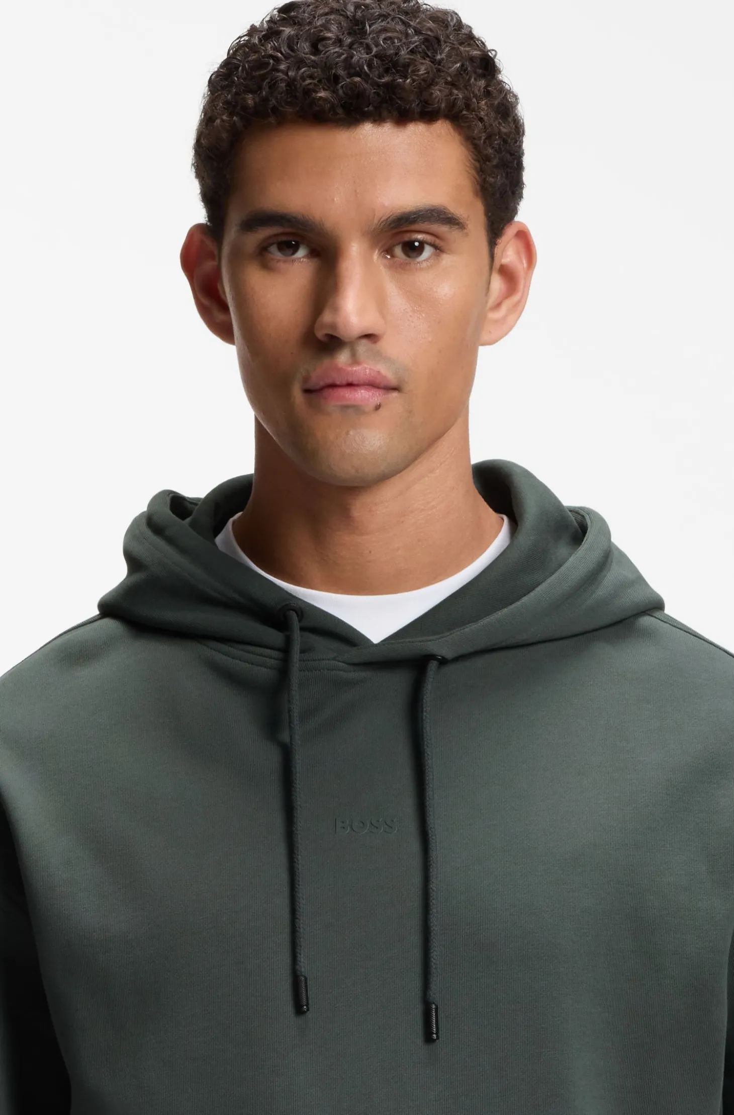 Hoodie aus Baumwoll-Terry mit Logo-Print