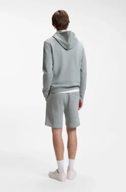 Hoodie aus Baumwoll-Terry mit Logo-Aufnäher