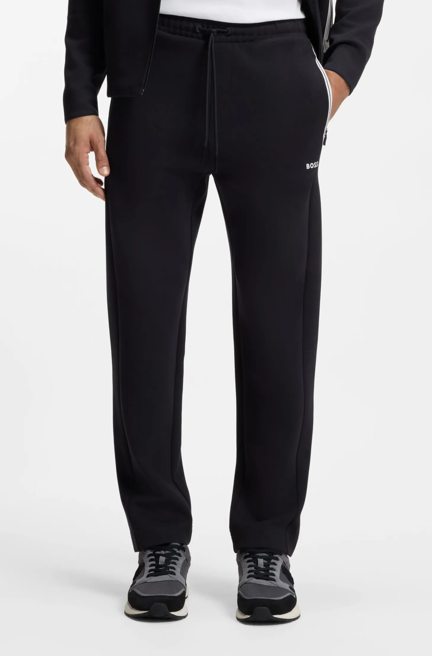 Hose aus Baumwoll-Mix-Jersey mit Tunnelzug