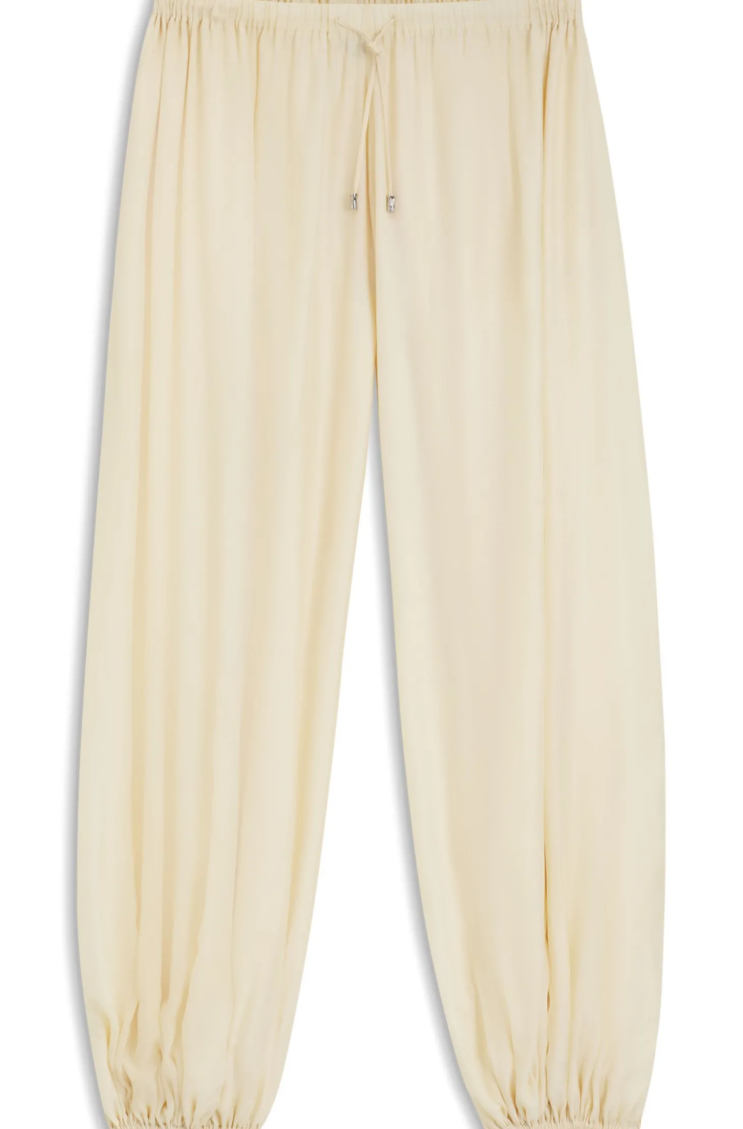 Hose mit weitem Beinverlauf und Modal-Anteil