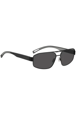 HUGO Sonnenbrille im Wrap-Stil mit Gummi-Logo