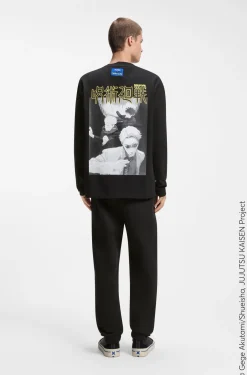 HUGO x Jujutsu Kaisen T-Shirt mit Yuji-, Megumi- und Kento-Print