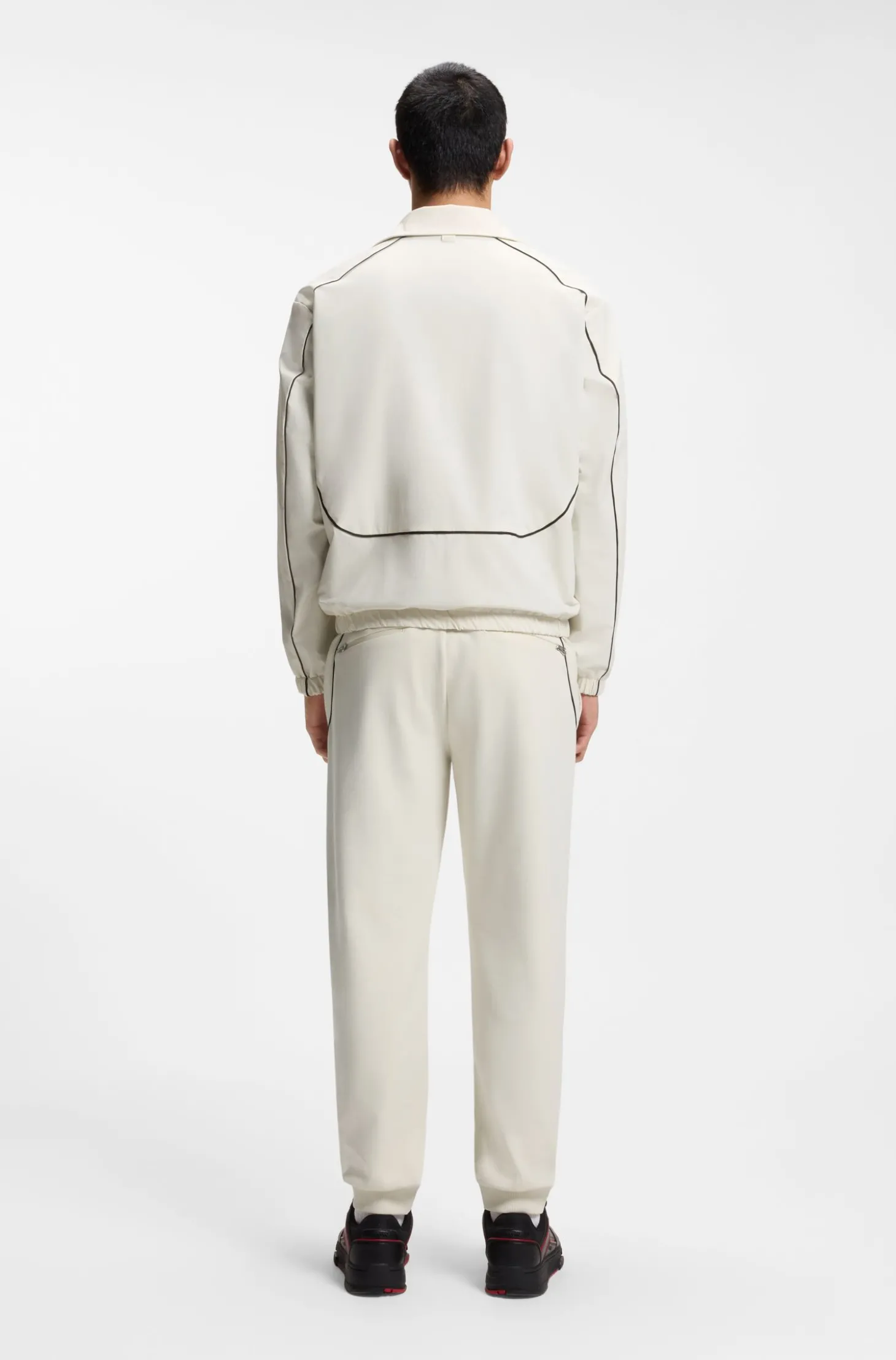 HUGO x RB Jacke mit Reißverschluss und Stier-Motiv