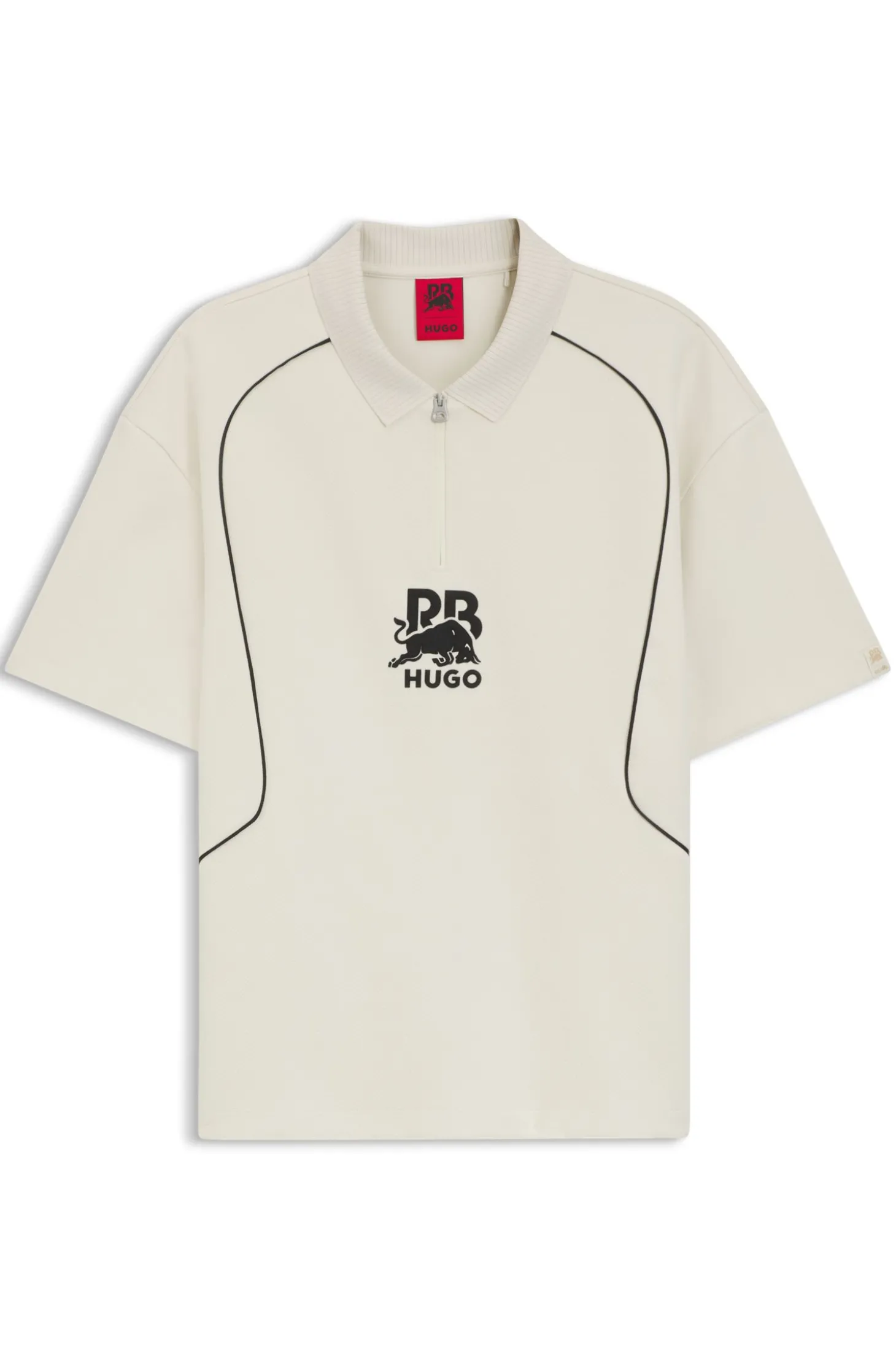 HUGO x RB Poloshirt mit Stier-Motiv