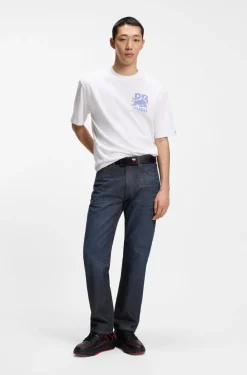 HUGO x RB Relaxed-Fit T-Shirt mit Stier-Motiv