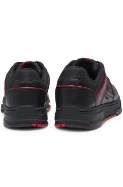 HUGO x RB Sneakers aus Kunstleder mit Stier-Motiv