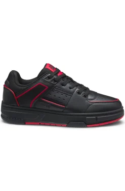 HUGO x RB Sneakers aus Kunstleder mit Stier-Motiv
