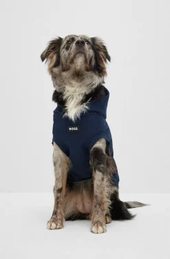 Hunde-Hoodie aus Baumwolle mit Palmen-Print