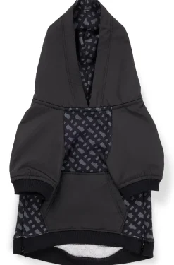 Hunde-Hoodie mit Monogramm-Muster